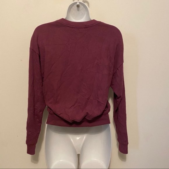NWT Spiritual Gangster Om Malibu Soft Purple Pullover relaxed Crew Neck size XS - Picture 4 of 16